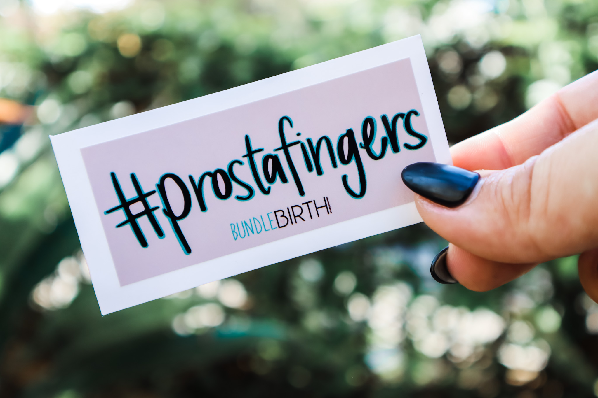 #Prostafingers Sticker