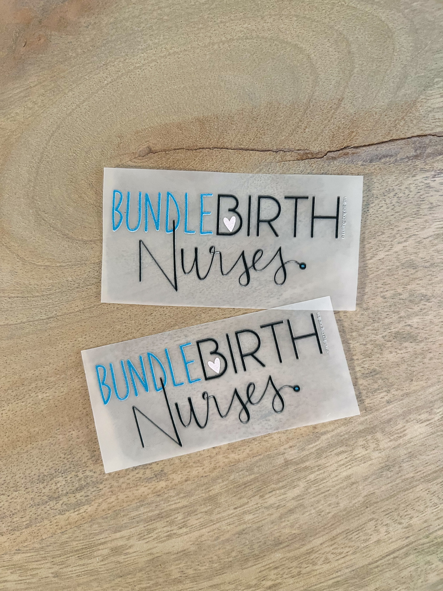 Bundle Birth Nurses Iron-On Decal