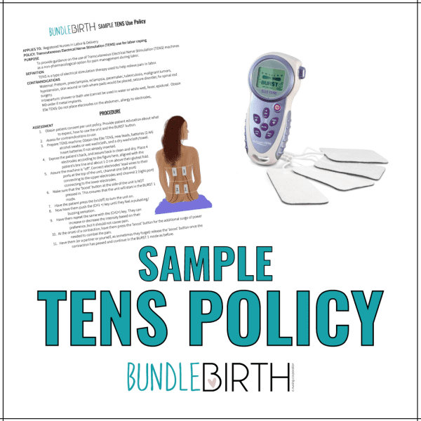 SAMPLE TENS POLICY