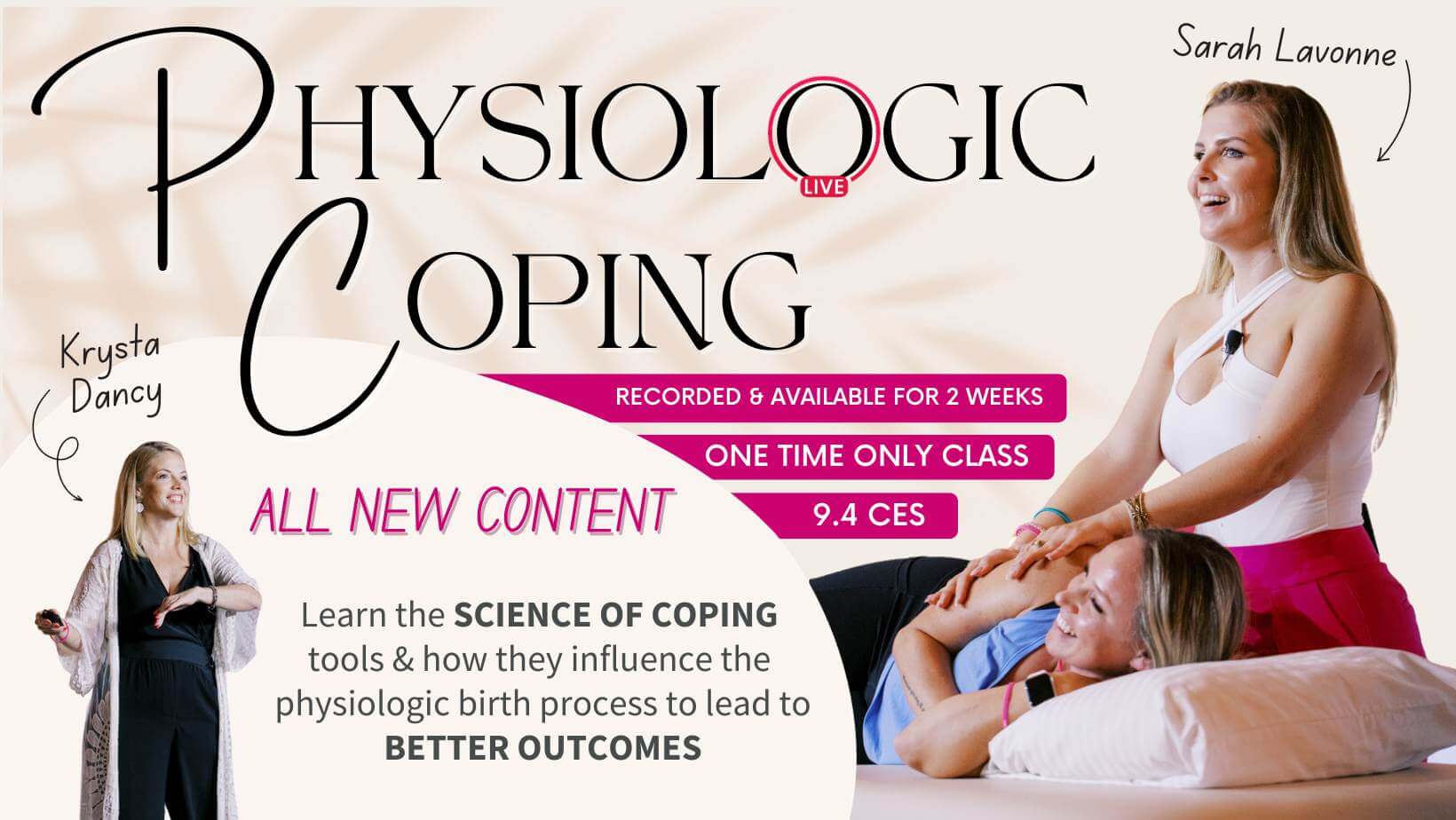 *NEW* Online Physiologic Coping | One-Time-ONLY Class